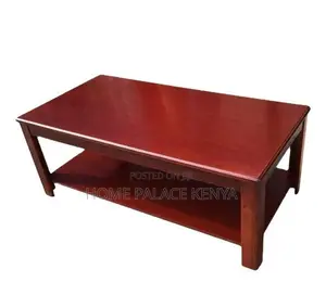 Coffee Table; Premium Solid Mahogany Table for Modern Home Interiors