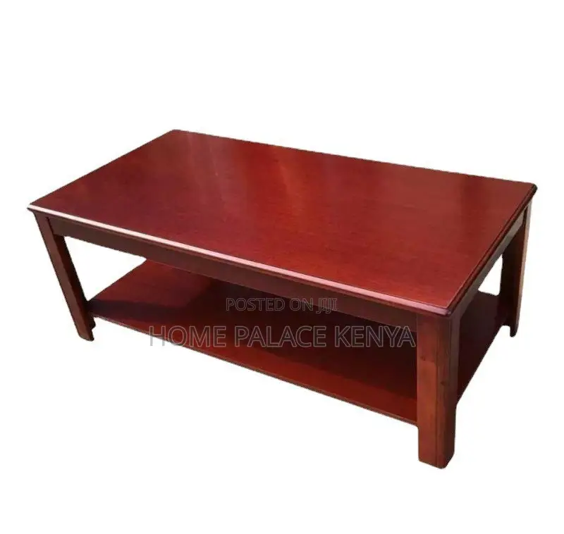 Coffee Table; Premium Solid Mahogany Table for Modern Home Interiors