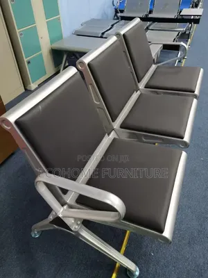 Visitor Chair. Heavy Duty 3 Seater Link Chair
