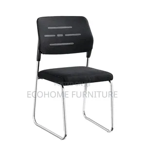 Visitor Chair. Mesh Office Chair Mid-Back and Stackable