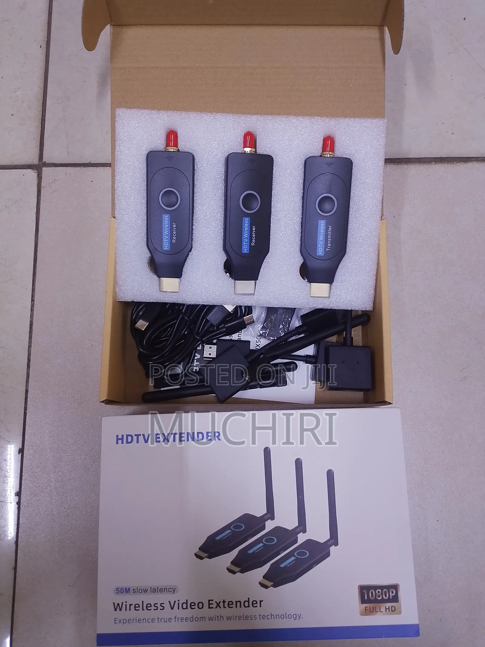 50M Wireless Video Extender Kit – 1 Transmitter 2 Receivers