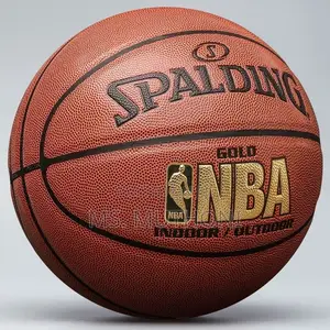 Spalding NBA Gold Indoor/Outdoor Basketball (Size 7),