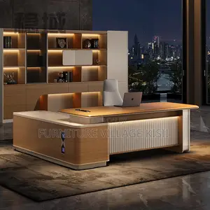 2.2 Meters L-Shaped Executive Desk