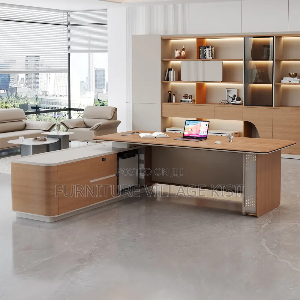 2.2 Meters L-Shaped Executive Desk