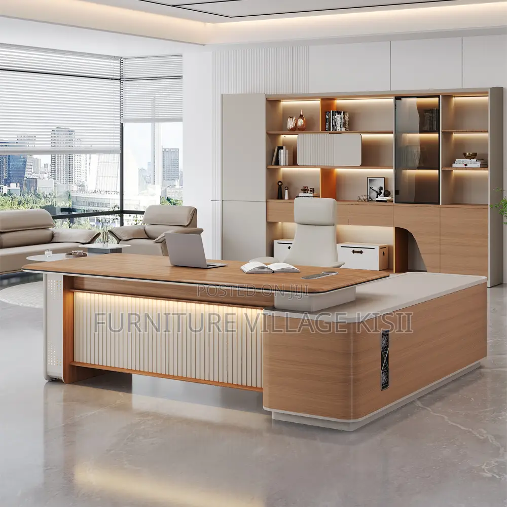 2.2 Meters L-Shaped Executive Desk