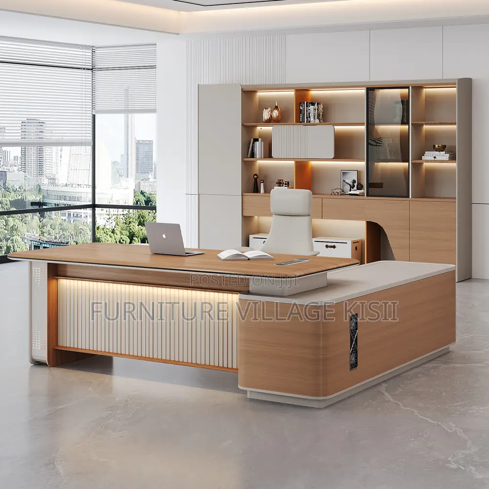 2.2 Meters L-Shaped Executive Desk