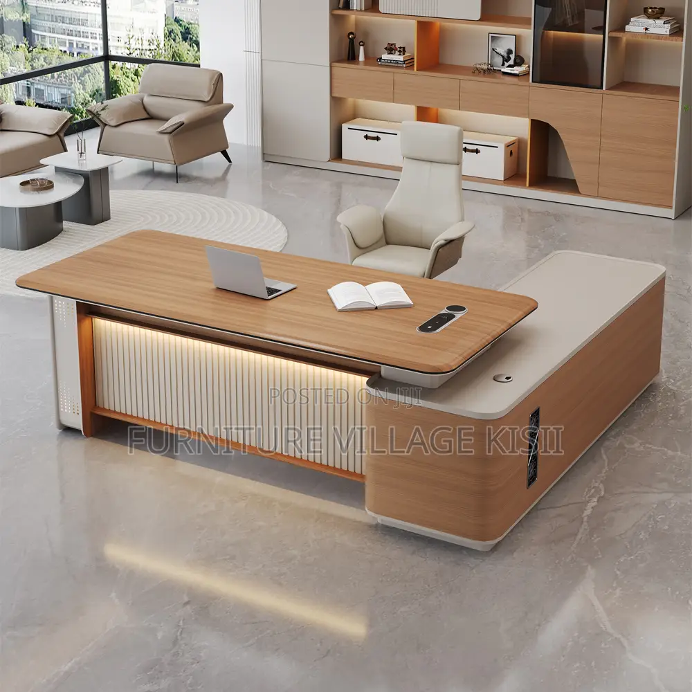 2.2 Meters L-Shaped Executive Desk