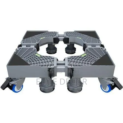 Heavy-Duty Adjustable Washing Machine Refrigerator Base Stand