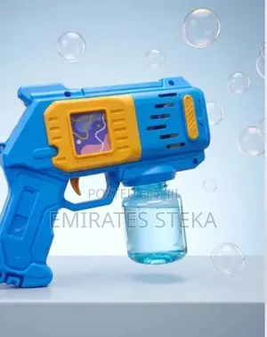 Kids Bubble Gun With Bubble Maker Blue