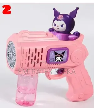 Kids Bubble Gun With Bubble Maker Pink