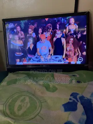 LG TV With Remote Control and Power Cable