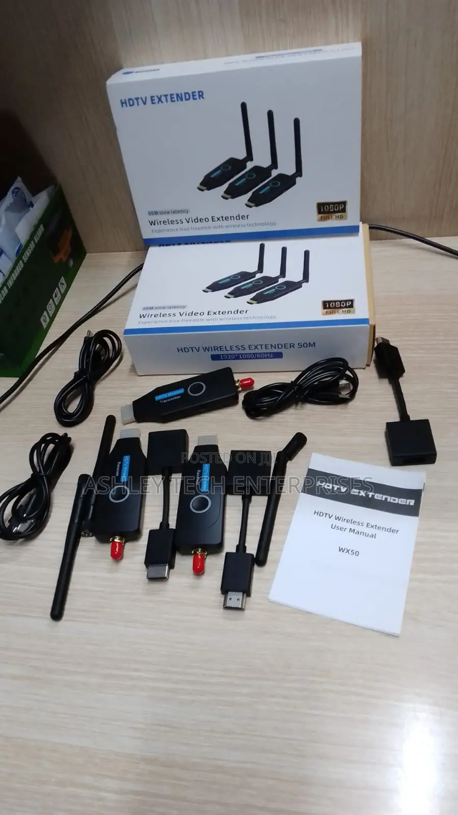 Next-Gen 50M Wireless HDMI Video Extender With Dual Receivers