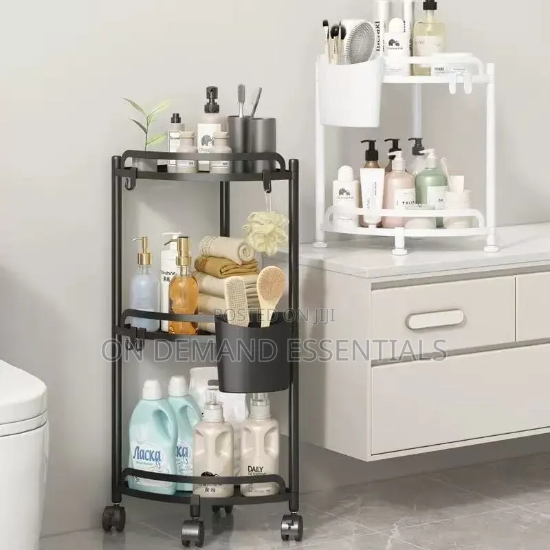 Multi-Layer Triangular Corner Storage Rack