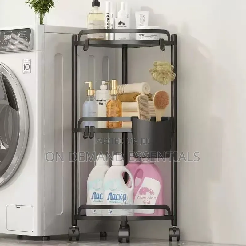 Multi-Layer Triangular Corner Storage Rack