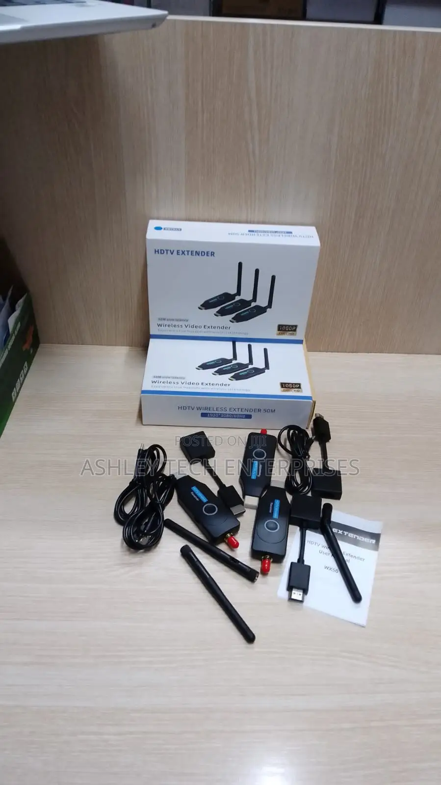 Reliable 50M Wireless HDMI Video Extender – Dual TV Connection