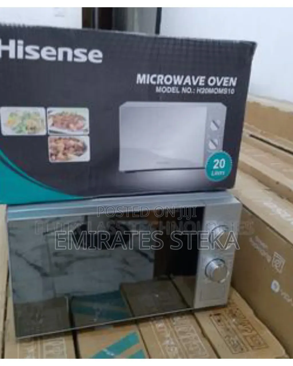 Hisense 20L Manual Countertop Microwave Silver