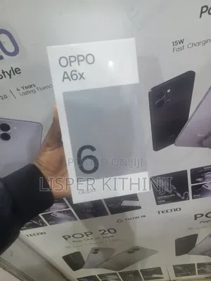 New Oppo A6x 64 GB Black