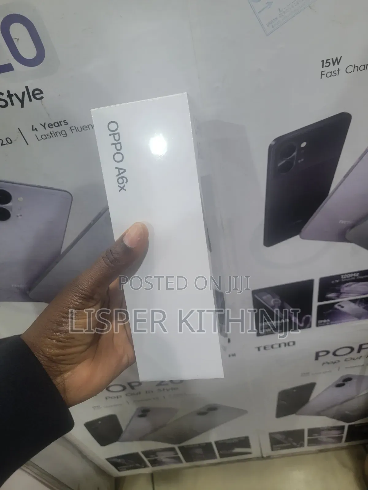 New Oppo A6x 64 GB Black