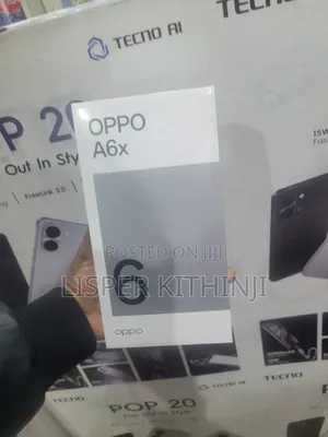 New Oppo A6x 64 GB Black