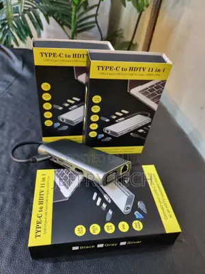 Type-C to HDTV 11-in-1 Multiport Adapter a Universal USB-C Docking Sta