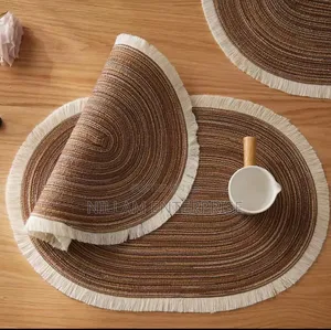 High Quality Oval Cotton Braided Table Placemats.