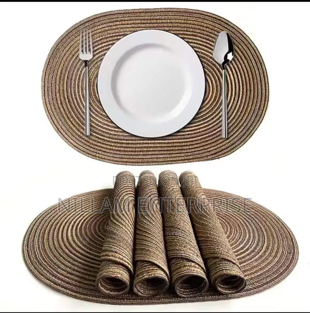 Eco-Friendly Oval Table Placemats