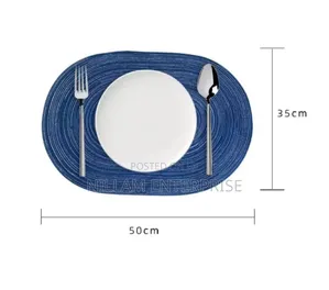 Eco-Friendly Oval Table Placemats