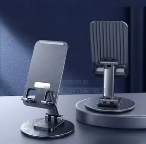 Heavy Duty Metallic Foldable Phone/Tablet Stand.