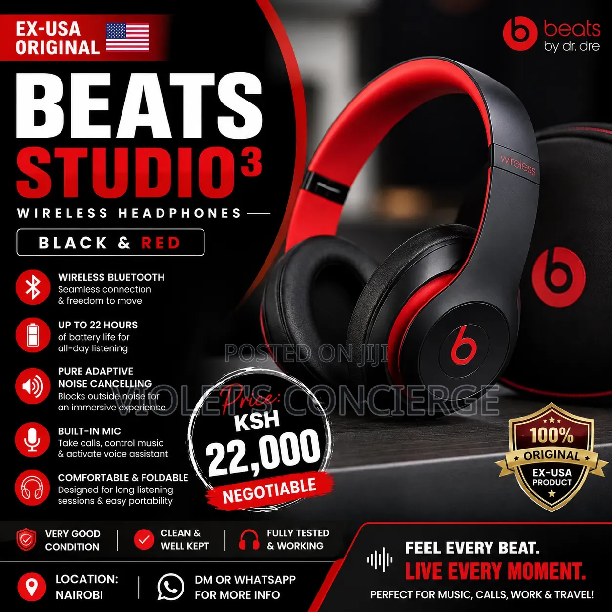 Ex USA Headsets