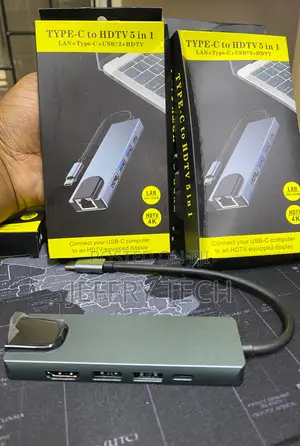 Type-C to HDTV 5-in-1 Adapter Is a Versatile a Single USB-C Port