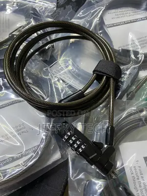 Black Notebook Laptop Combination Lock for Nano Security Slots