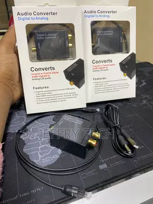 Digital to Analog RCA Stereo Audio Converter Coaxial Toslink Adapter