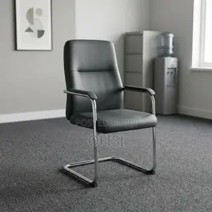 Office Chair; Ergonomic Leather Guest Chair