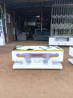 Coffee Table With Marble Top White