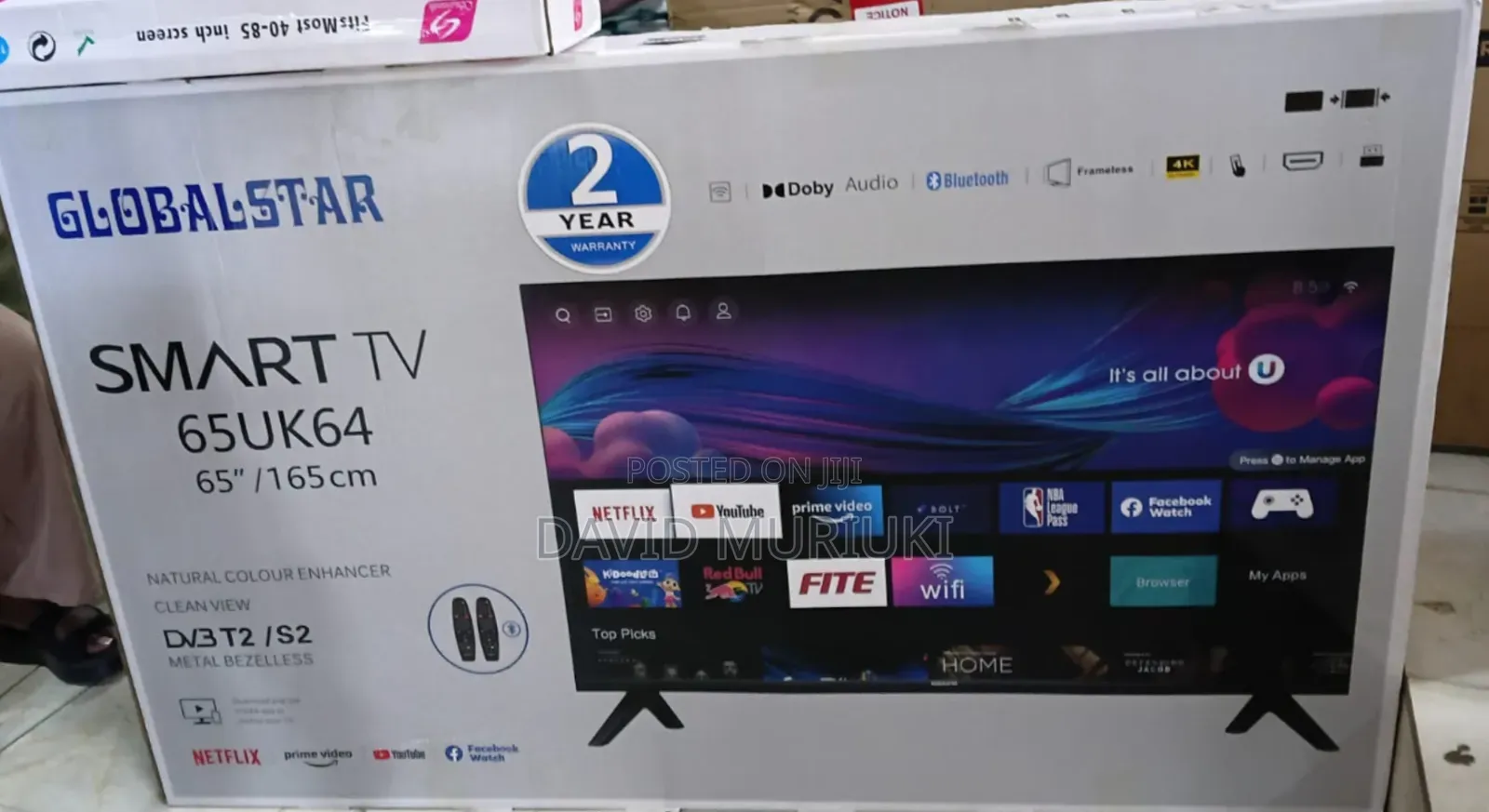 65" Globalstar Smart Android TV