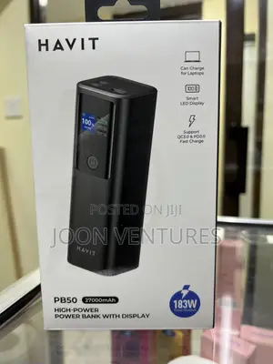 Havit PB50 27000mah 183W Mobile and Laptop Charging Power Bank