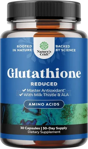 Nature's Craft Reduced Glutathione Supplement With Milk Thistle