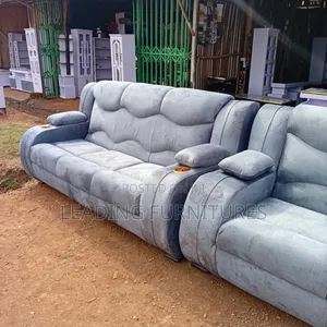 5seater Semi Recliner Gray