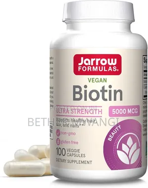 Jarrow Biotin Ultra Strength 5000 McG, Hair, Skin, and Nails in Kenya