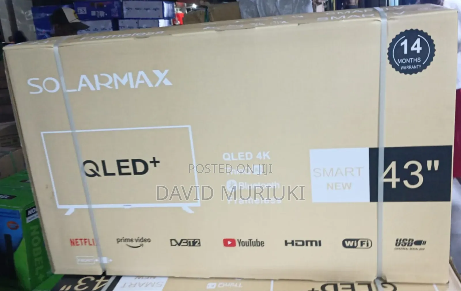Solarmax 43-Inch Smart Android Digital TV (Bluetooth Enabled