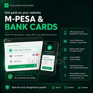 Accept M-Pesa and Bank Card Payments on Your Website
