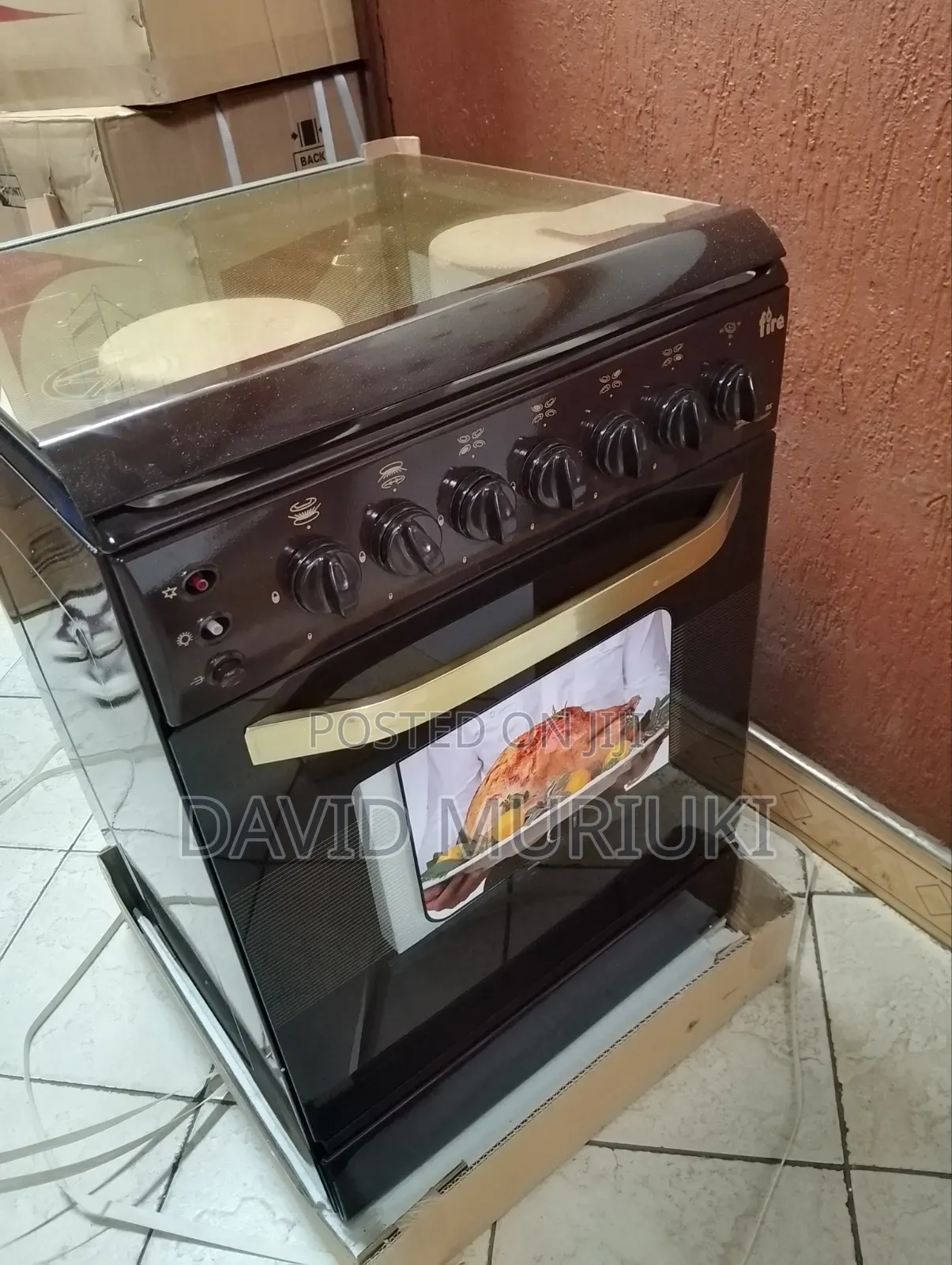 Ramtons Cooker 3G+1E 60X60Cm RC310 (BLACK)