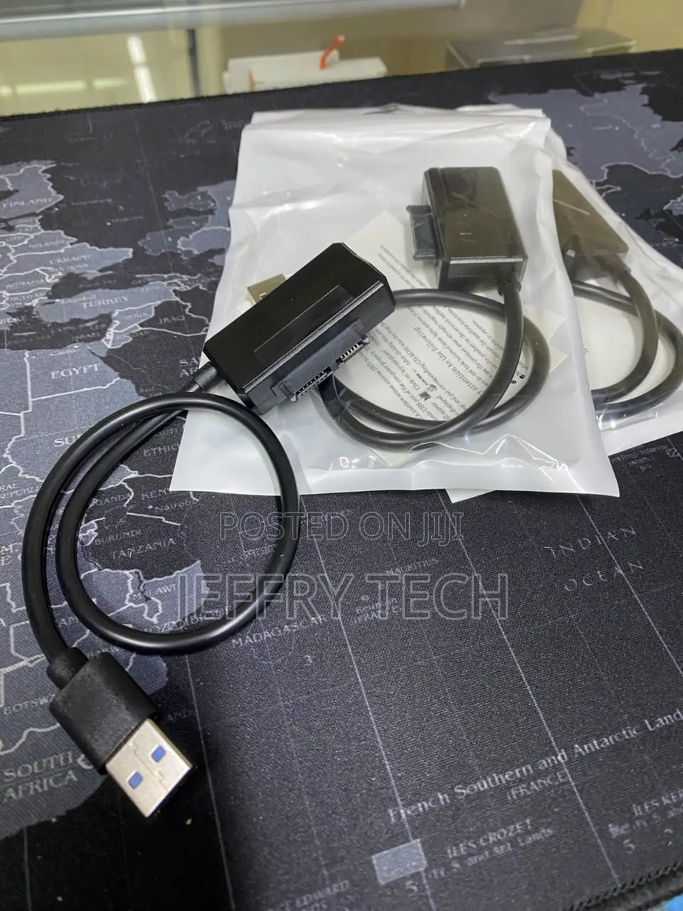 USB 2.0 to SATA + IDE Adapter Cable, 480Mbps High Speed Data Transfer,