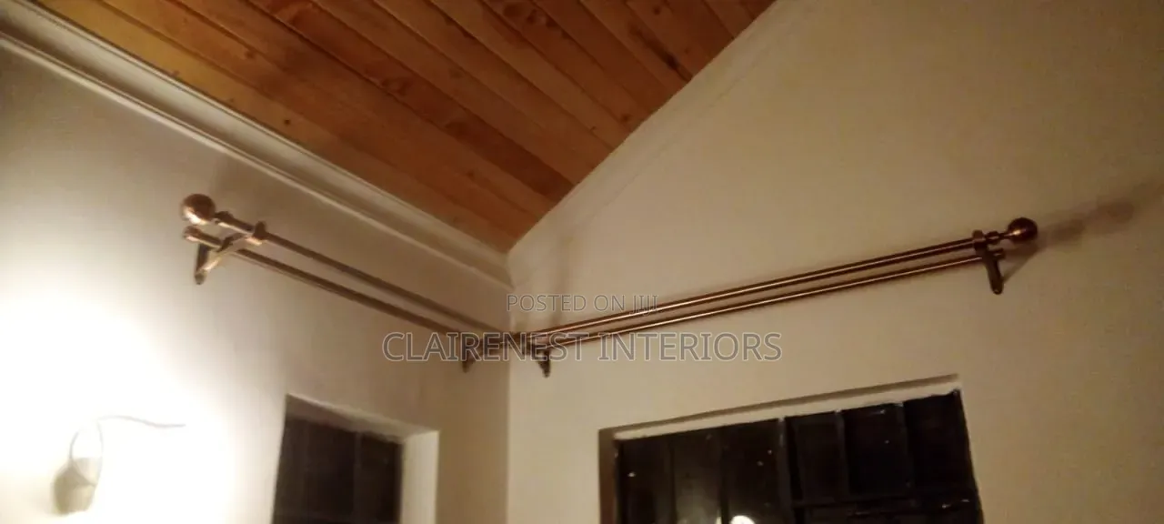 Small and Large Windows Inclusive Powder Coated Curtain Rods
