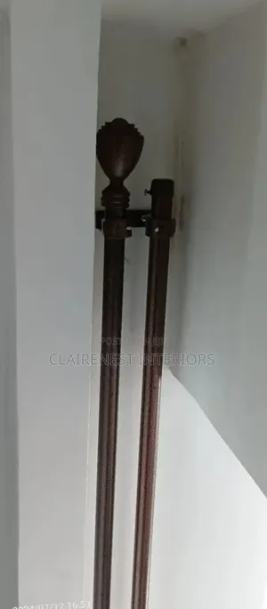 Rust-Resistant, Double Powder Coated Curtain Rods