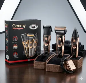 Geemy 3-in-1 Rechargeable Shaver Trimmer Set/Shaving Machine