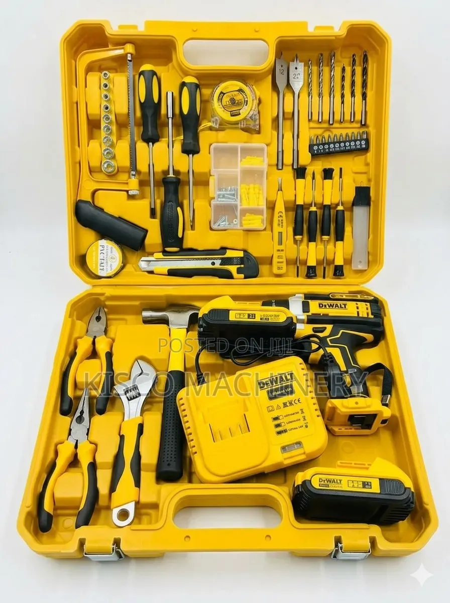 Cordless Dewalt Drill Set /Rechargeable DeWalt Drill Toolbox