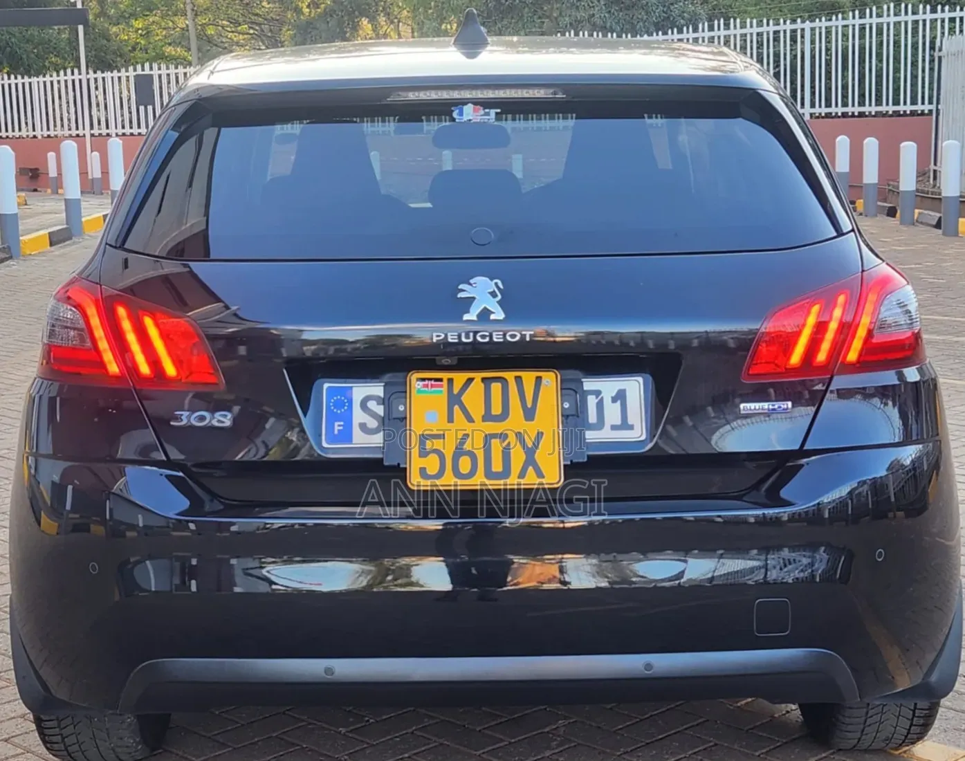 Peugeot 308 2018 Black