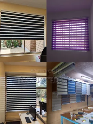 Premium Horizontal Office Roller Blinds Installation