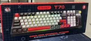 Wireless Gaming Keyboard T-Wolf T70 | 3-Mode Mechanical Keyboard